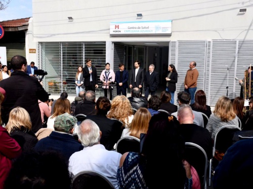 Ghi y Kicillof inauguraron el nuevo Centro de Salud Juana Azurduy